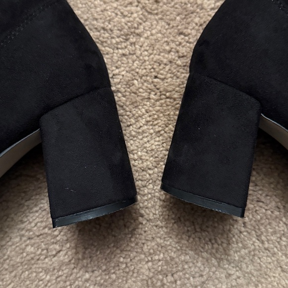 Steve Madden Osana Black Suede Over the Knee Boots Size 7.5 - Picture 11 of 16